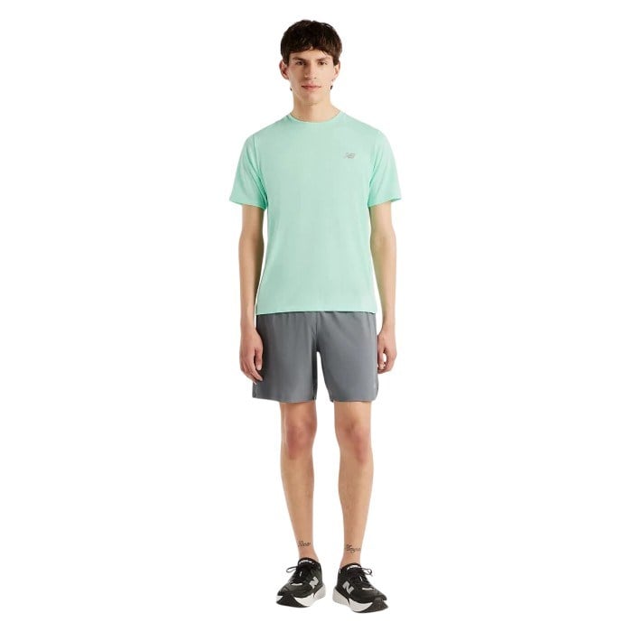 New Balance Athletics Mens Running T-Shirt - Bright Mint - image 4
