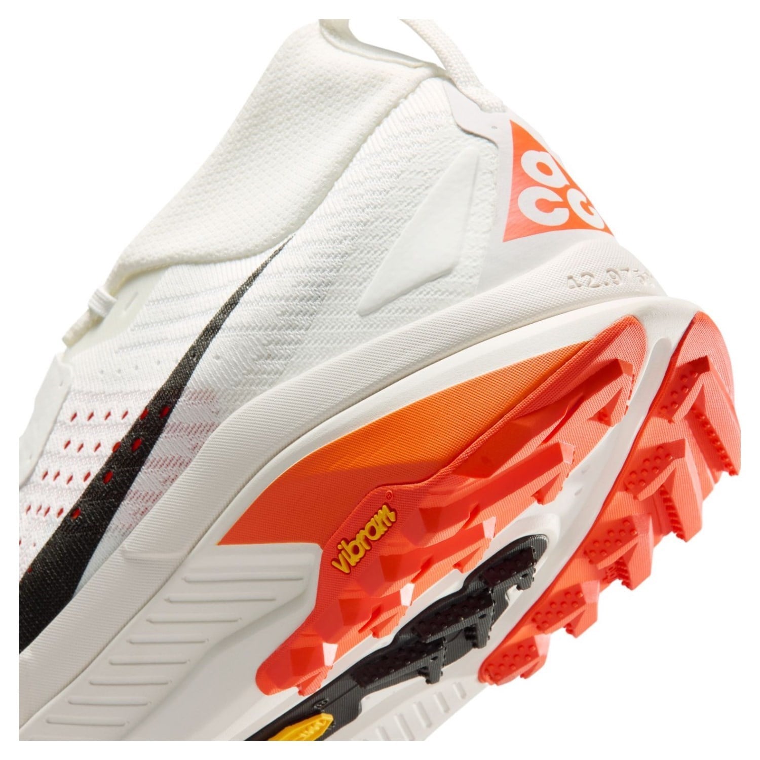 Nike ACG Zegama - Mens Trail Running Shoes - Summit White/Black/Phantom/Safety Orange - image 7