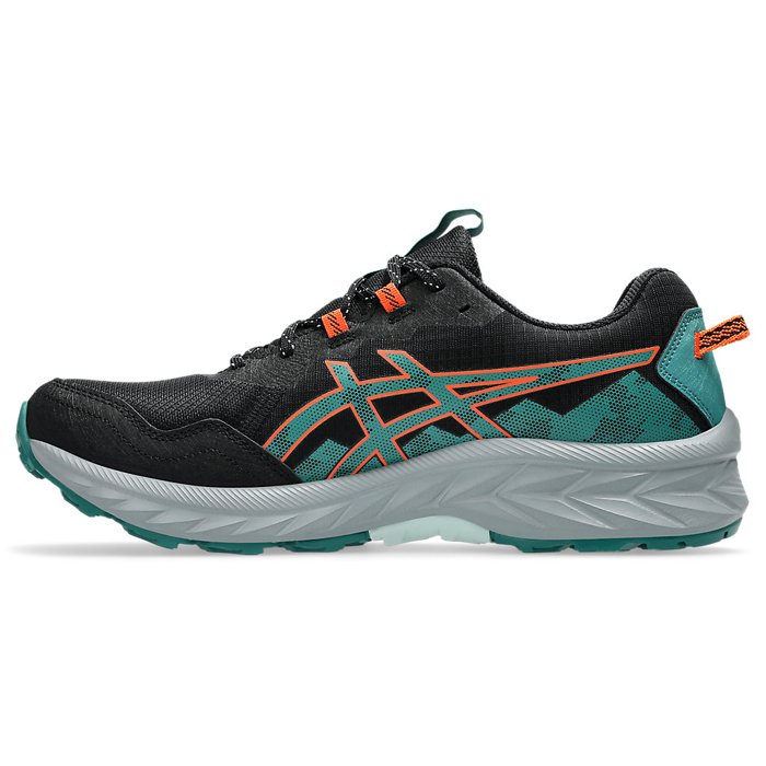 Asics Gel Venture 10 - Mens Trail Running Shoes - Black/Rainy Lake