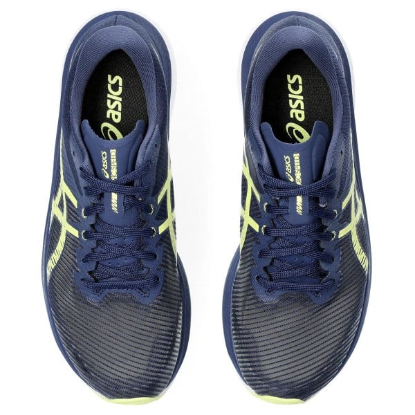 Asics Magic Speed 3 - Womens Road Racing Shoes - Deep Ocean/Glow Yellow