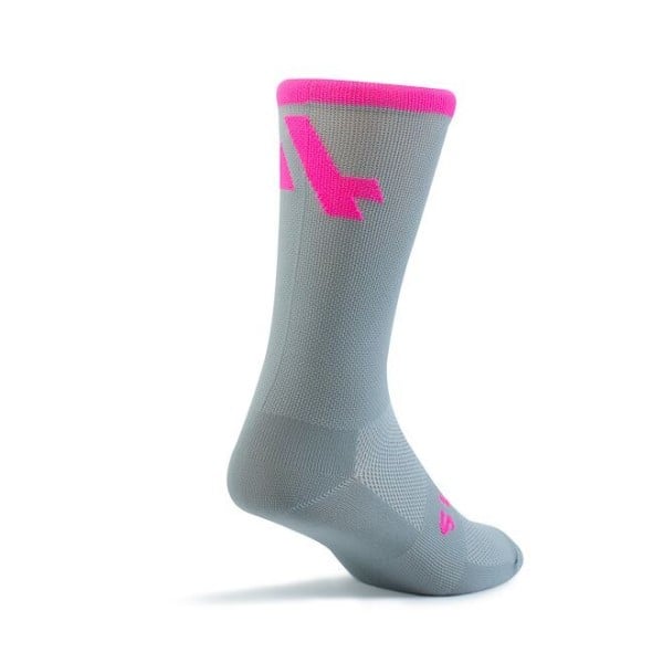 Sub4 Classic Socks - Grey/Pink
