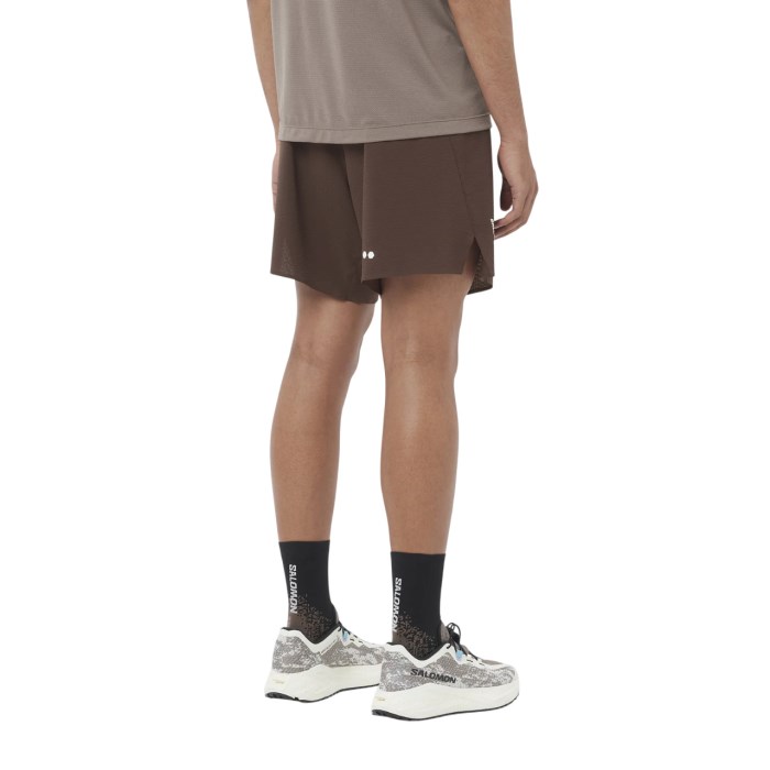 Salomon Sense Aero 7 Inch Mens Running Shorts - Coffee Bean
