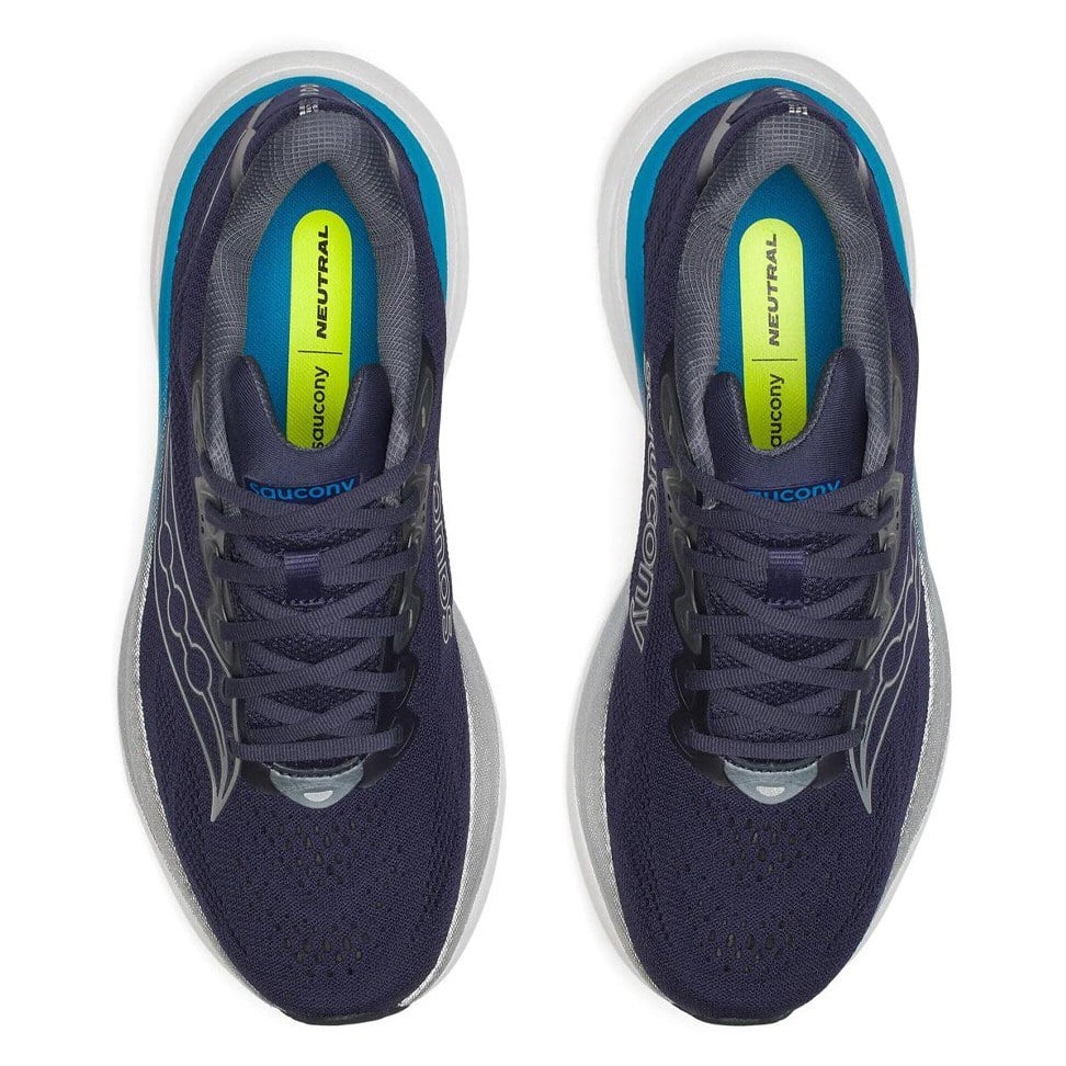 Saucony Ride 19 - Mens Running Shoes - Naval/Cobalt - image 3