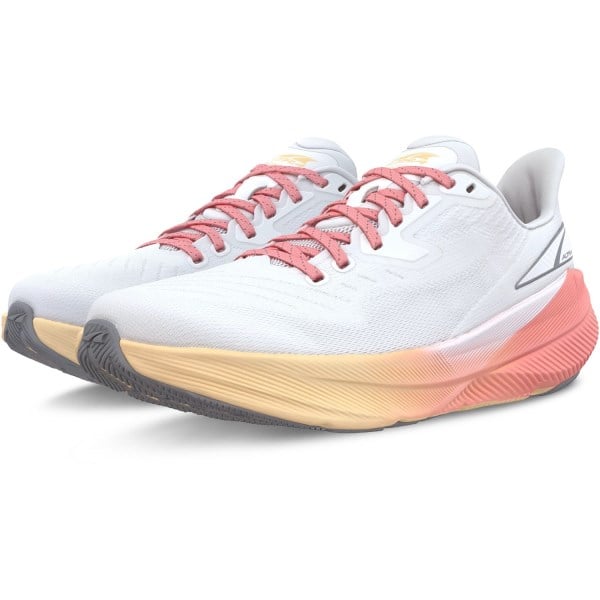 Altra Experience Flow - Womens Running Shoes - White/Coral