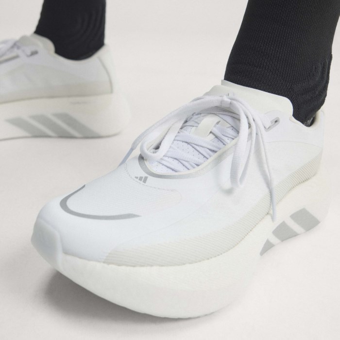 adidas Hyperboost Edge - Womens Running Shoes - Cloud White/Silver Metallic/Zero Metallic - image 10