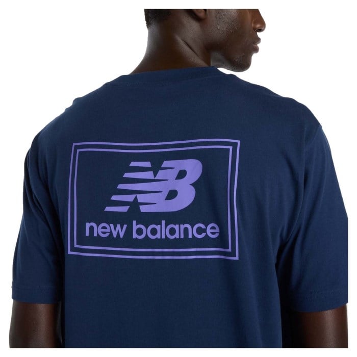 New Balance Mens Woven Label T-Shirt - NB Navy