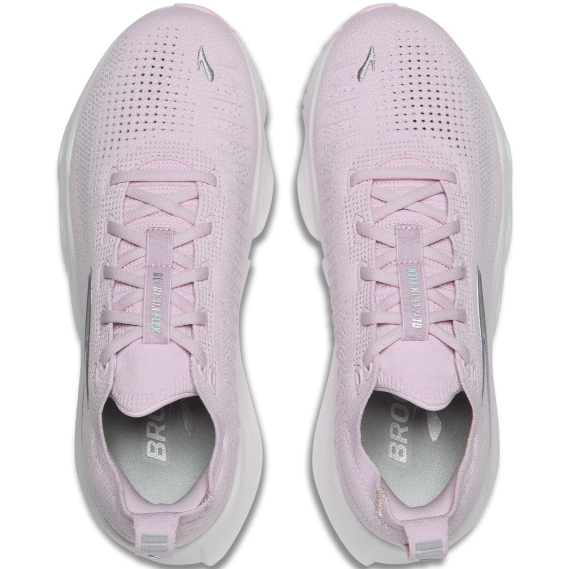 Brooks Glycerin Flex - Womens Running Shoes - Pink/Harbor Mist/Yucca - image 3