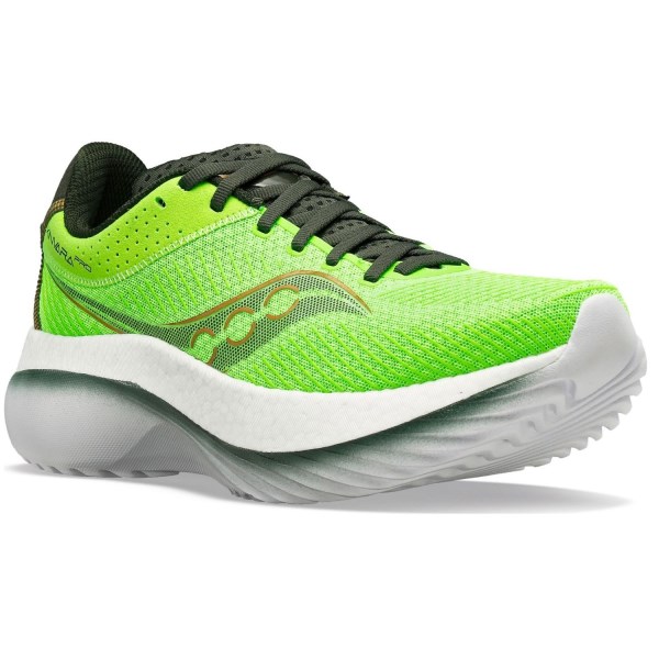 Saucony Kinvara Pro - Mens Running Shoes - Slime/Umbra