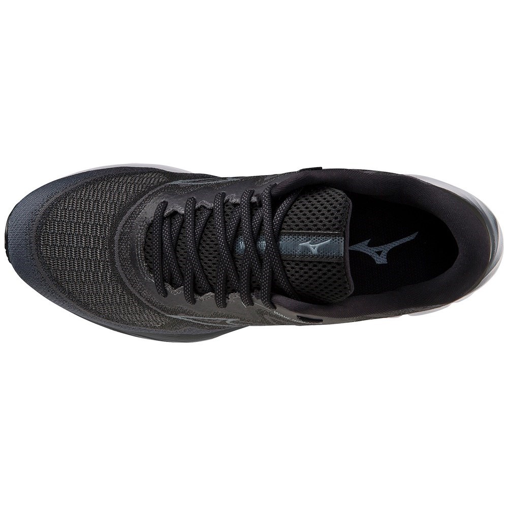 Mizuno Wave Rider 27 SSW - Mens Running Shoes - Ombre Blue/Stormy Weather/Black