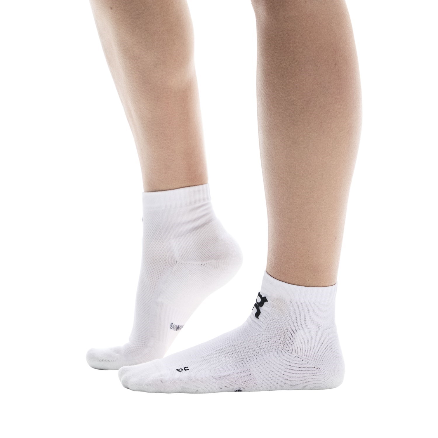 On Core Run Sock Mid - 2 Pack - White