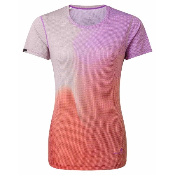 Ronhill Tech Golden Hour Womens Running T-Shirt - Jam/Stardust Merge