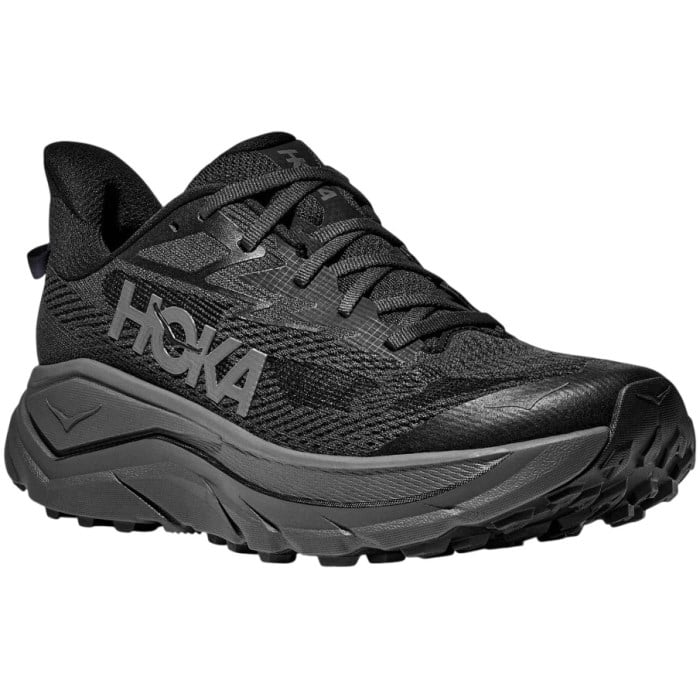 Hoka Challenger 8 - Mens Trail Running Shoes - Black/Outer Orbit