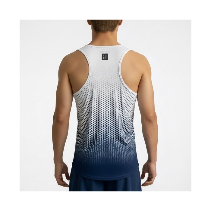 SUB4 DryLyte Racerback Singlet - Dot Navy