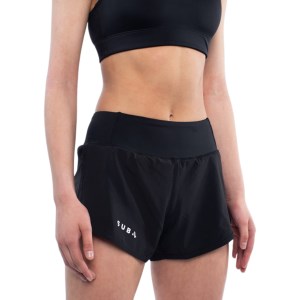Sub4 Fast Split Womens Running Shorts Zip Pocket