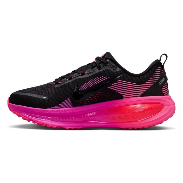 Nike Vomero 18 - Womens Running Shoes - Black/Hyper Pink/Laser Crimson - image 3