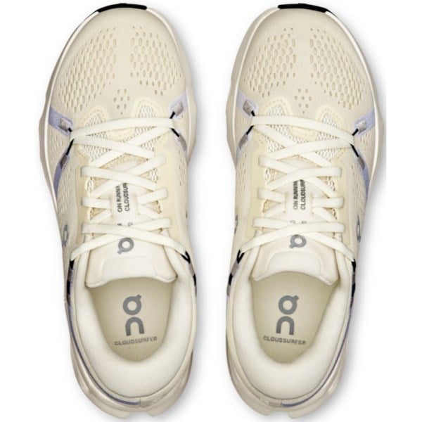On Cloudsurfer 2 - Womens Running Shoes - Ivory/Ivory
