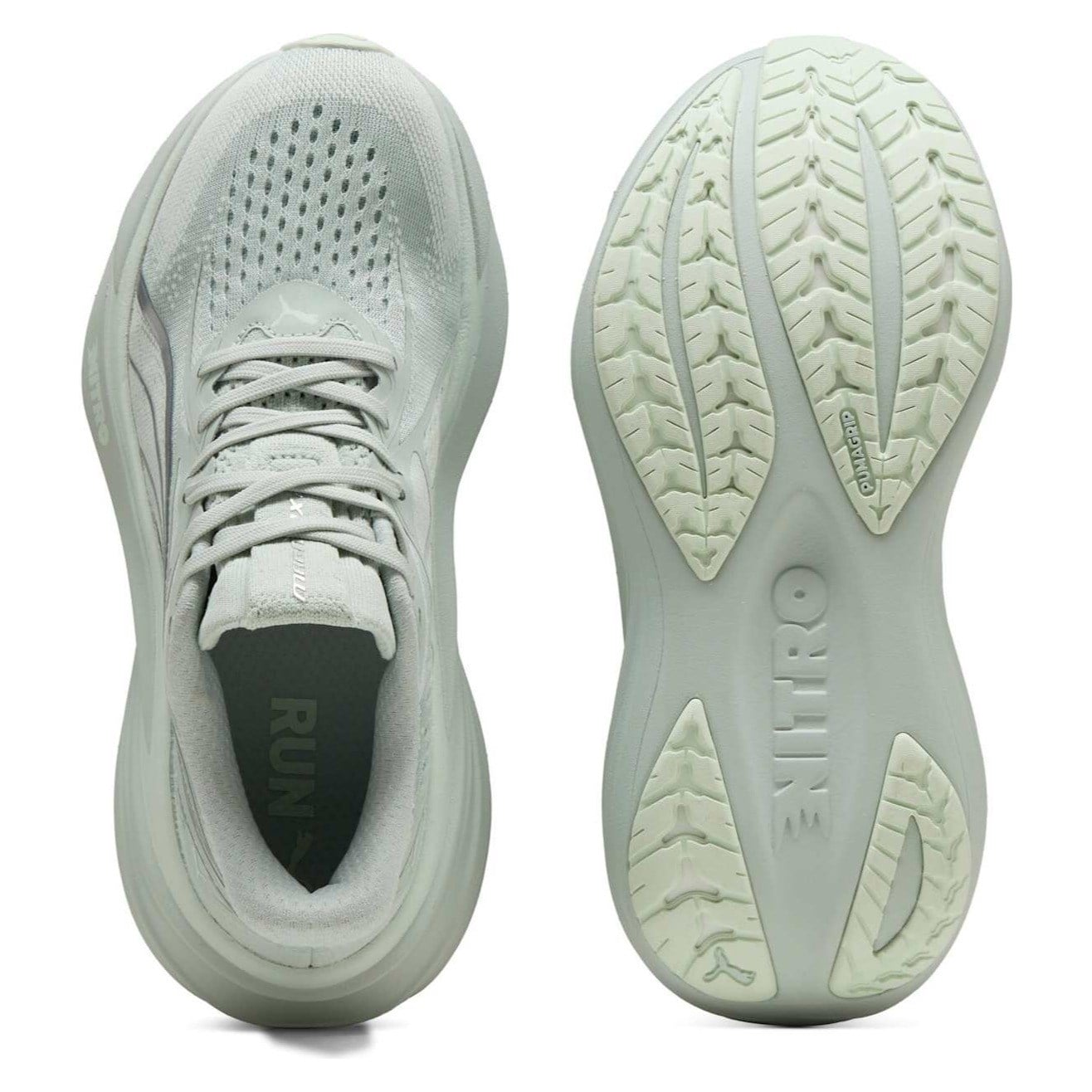 Puma MagMax Nitro 2 - Womens Running Shoes - Creme De Mint/Sage Glow - image 3