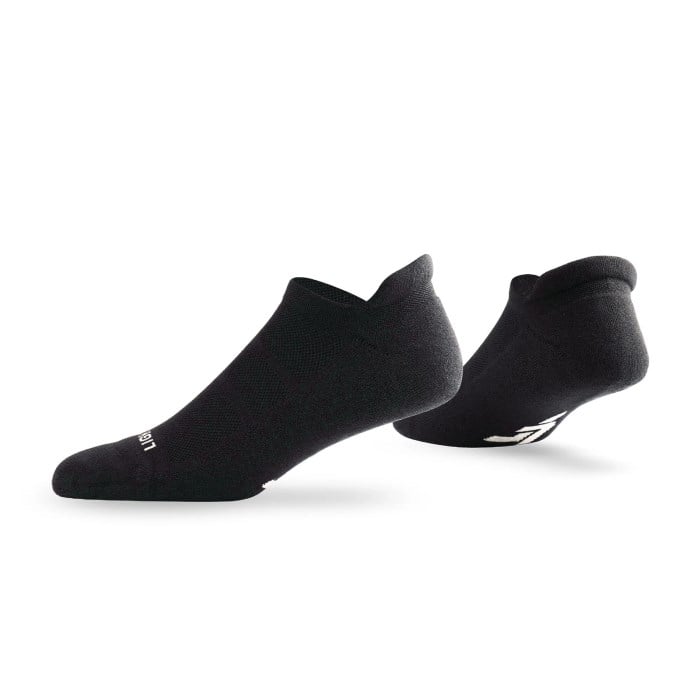 Lightfeet Comfort Mini Socks - Black/Aqua - image 2