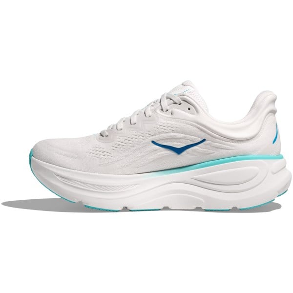 Hoka Bondi 9 - Mens Running Shoes - White/Hoka Blue