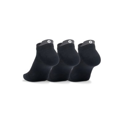 SHYU Quarter Crew Training Socks - 3 Pack - Black