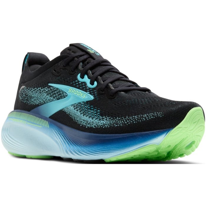 Brooks Adrenaline GTS 25 - Mens Running Shoes - Black/Panema/Mint