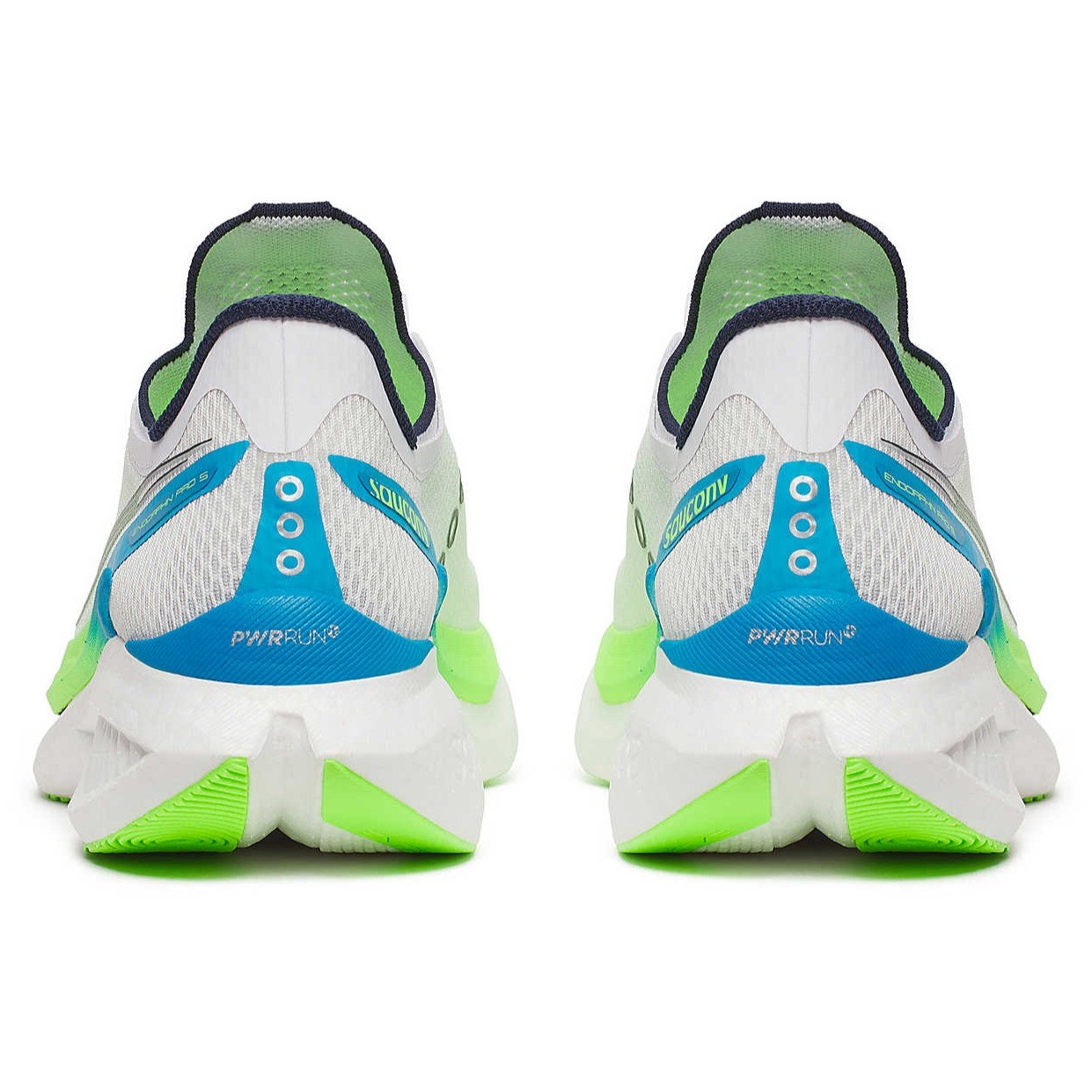 Saucony Endorphin Pro 5 - Mens Racing Shoes - White/Slime