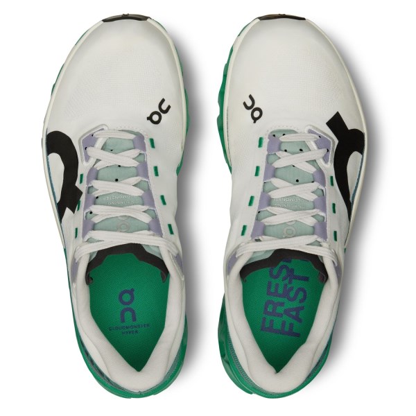【美品】Cloudmonster Hyper / Undyed | Mint On Cloudmonster Hyper - Womens Running Shoes - Undyed/Mint | RunDNA