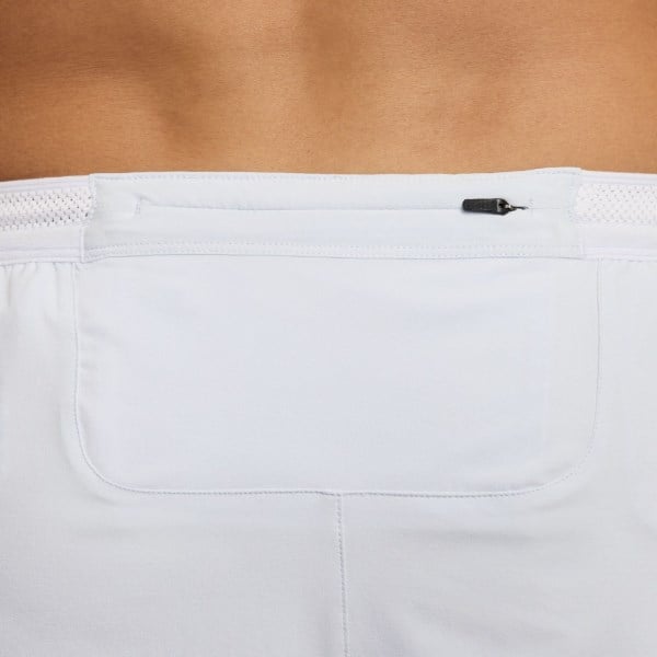 Nike AeroSwift ADV 4 Inch Brief-Lined Mens Running Shorts - Football Grey/Dark Obsidian