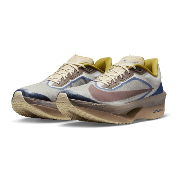 Nike Zoom Fly 6 Premium - Mens Racing Shoes - Light Bone/Burgundy Crush/Cave Stone