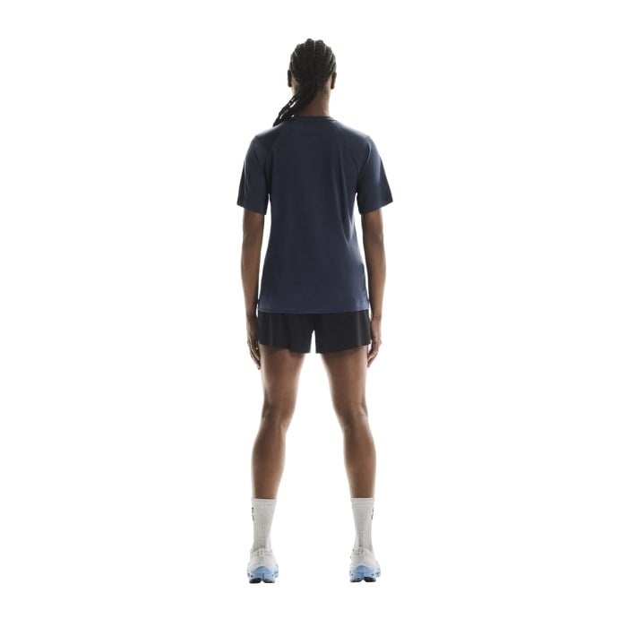 On Womens Trail-T Running T-Shirt - Navy