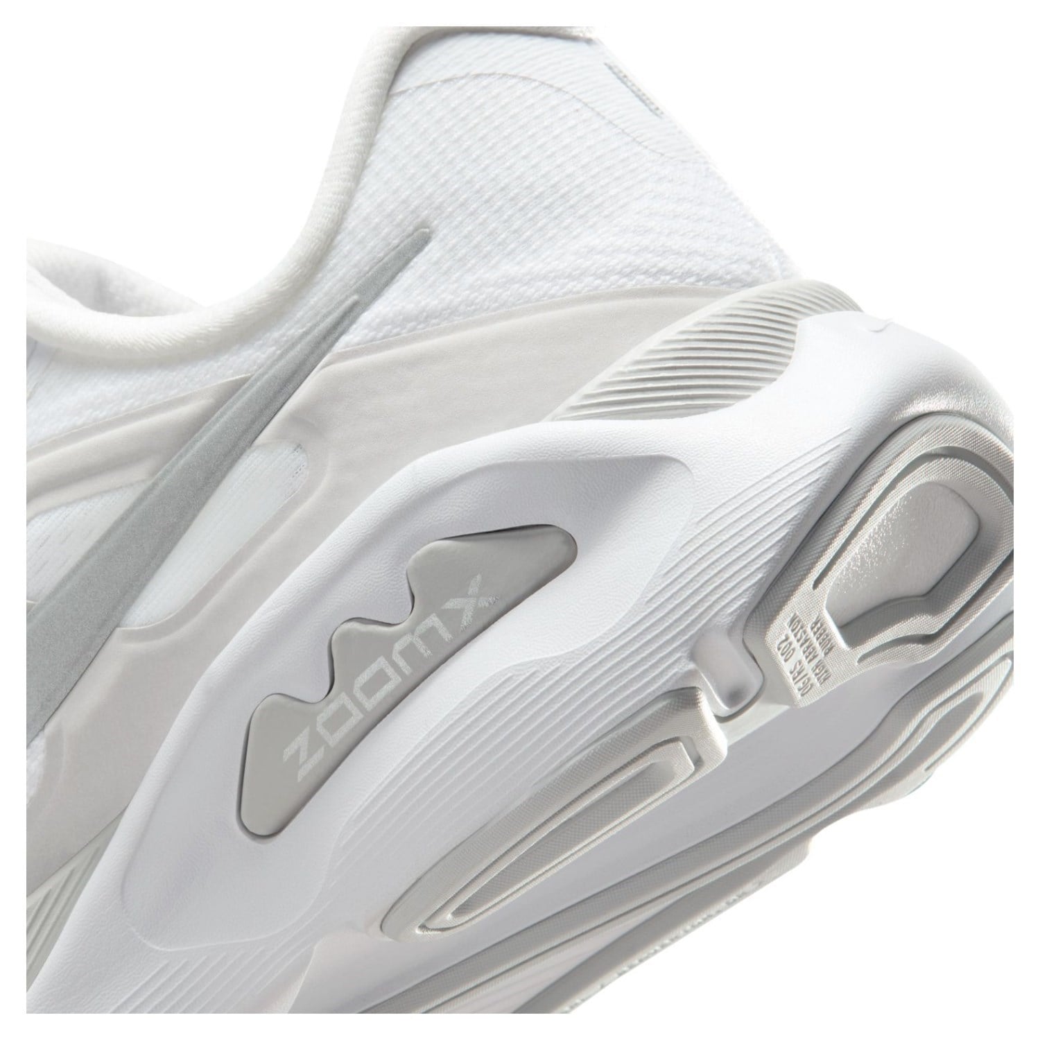 Nike Structure Plus - Womens Running Shoes - White/Metallic Silver/Photon Dust