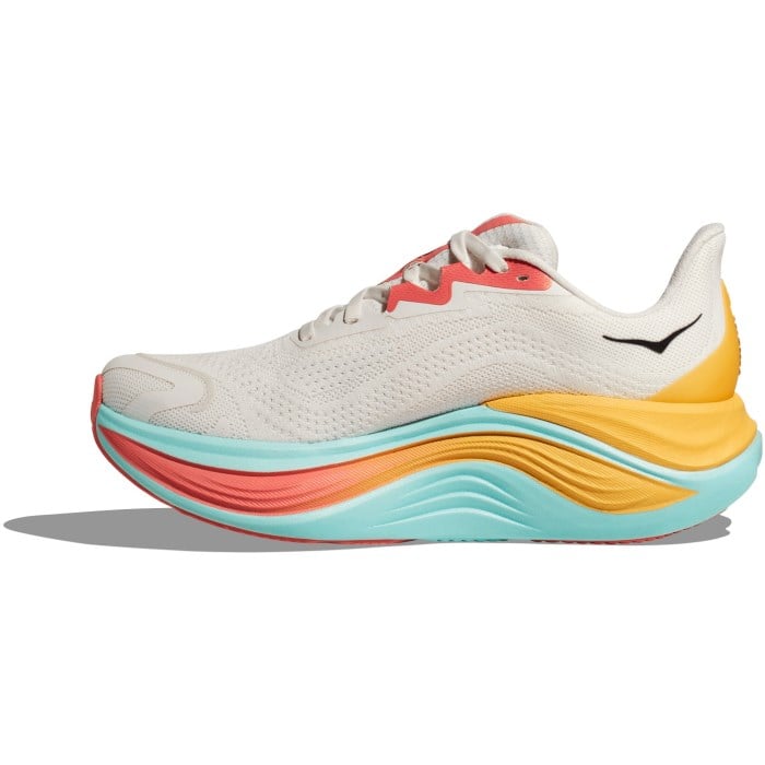 Hoka Skyward X - Womens Running Shoes - Blanc De Blanc/Swim Day
