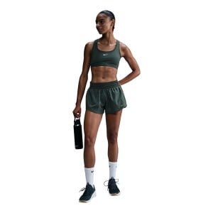 Nike One Womens Mid-Rise 3 Inch Brief-Lined Running Shorts