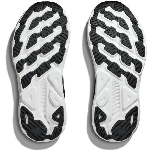 Hoka Clifton 9 - Mens Running Shoes - Black/White