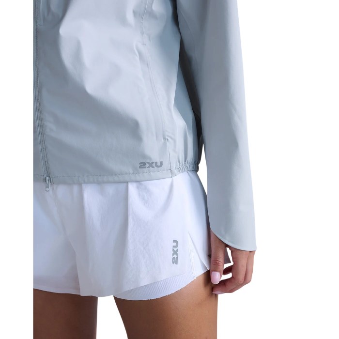2XU Ignition Shield Womens Waterproof Jacket - Harbor Mist/Silver Reflective