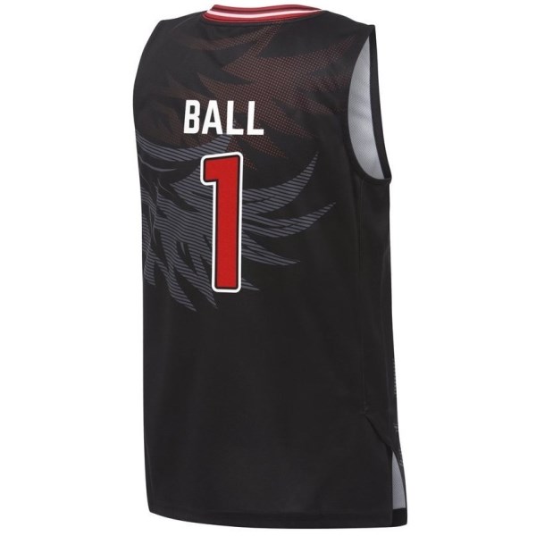 First Ever Illawarra Hawks LaMelo Ball NBL Home 2019/20 Kids Basketball Jersey - Black