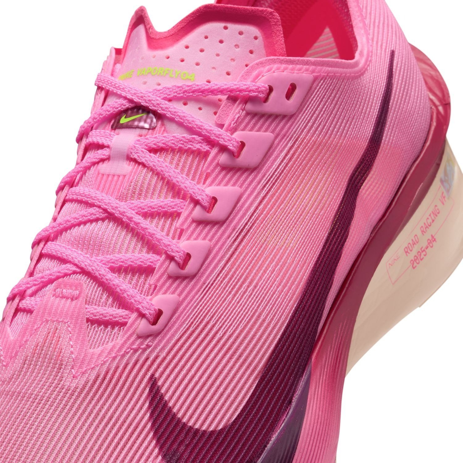 Nike ZoomX Vaporfly 4 - Womens Racing Shoes - Pink Spell/Bordeaux/Hyper Pink/Volt Ice