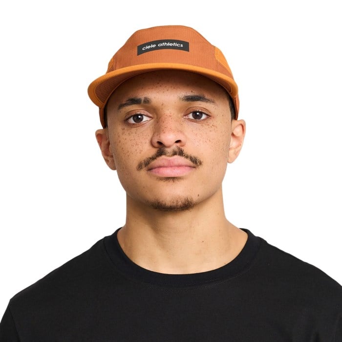 CIele GoCap Field Iconic Bar Unisex Running Cap - Ginger Bread/Sunset - image 3