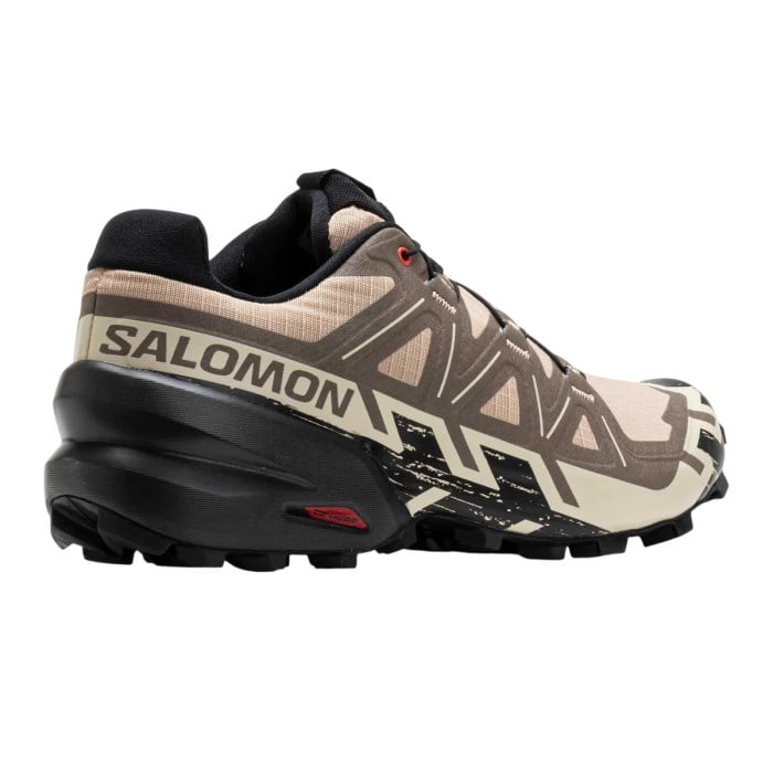 Salomon Speedcross 6 - Mens Trail Running Shoes - Natural/Black/Almond Milk