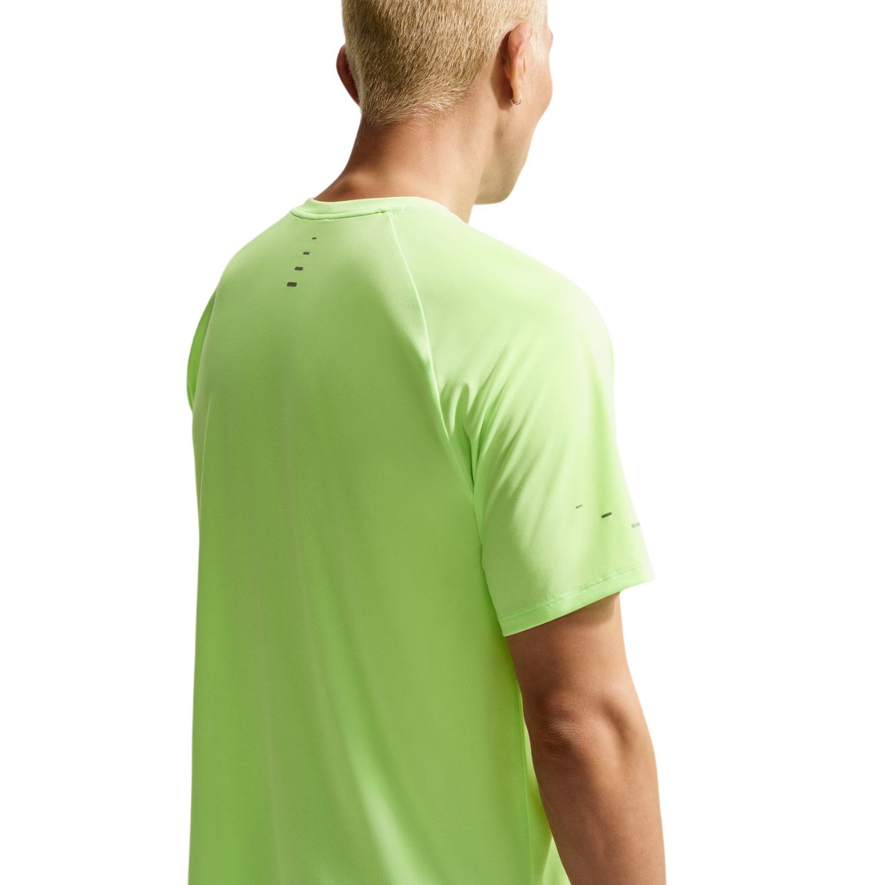 Nike Dri-FIT Stride ADV Running T-Shirt - Mens - Lime Blast/Reflective Silver