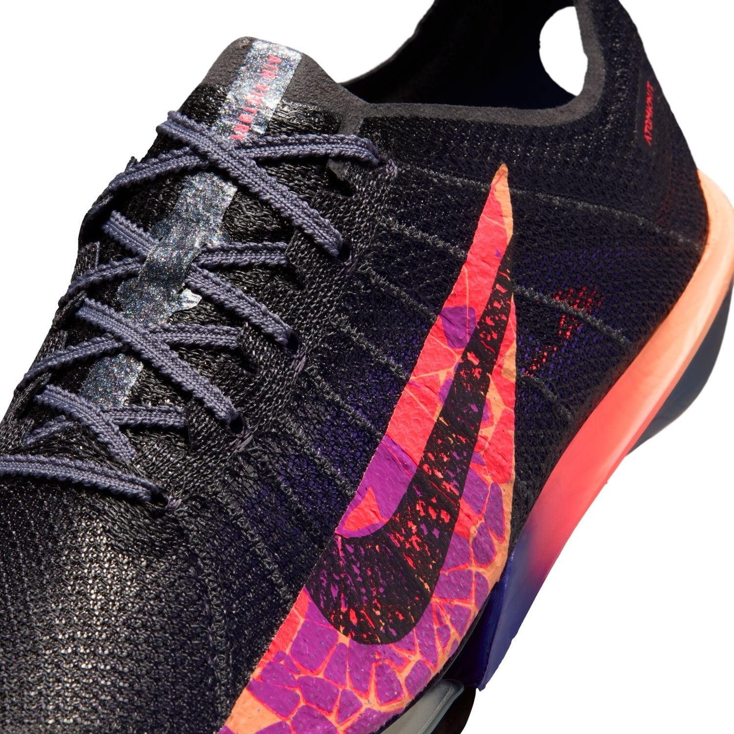Nike Victory 2 GLAM - Unisex Mid Distance Track Spikes - Light Carbon/Black/Flash Crimson