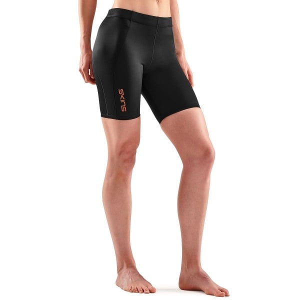 Skins Series-5 PowerShorts Womens Compression Shorts - Black