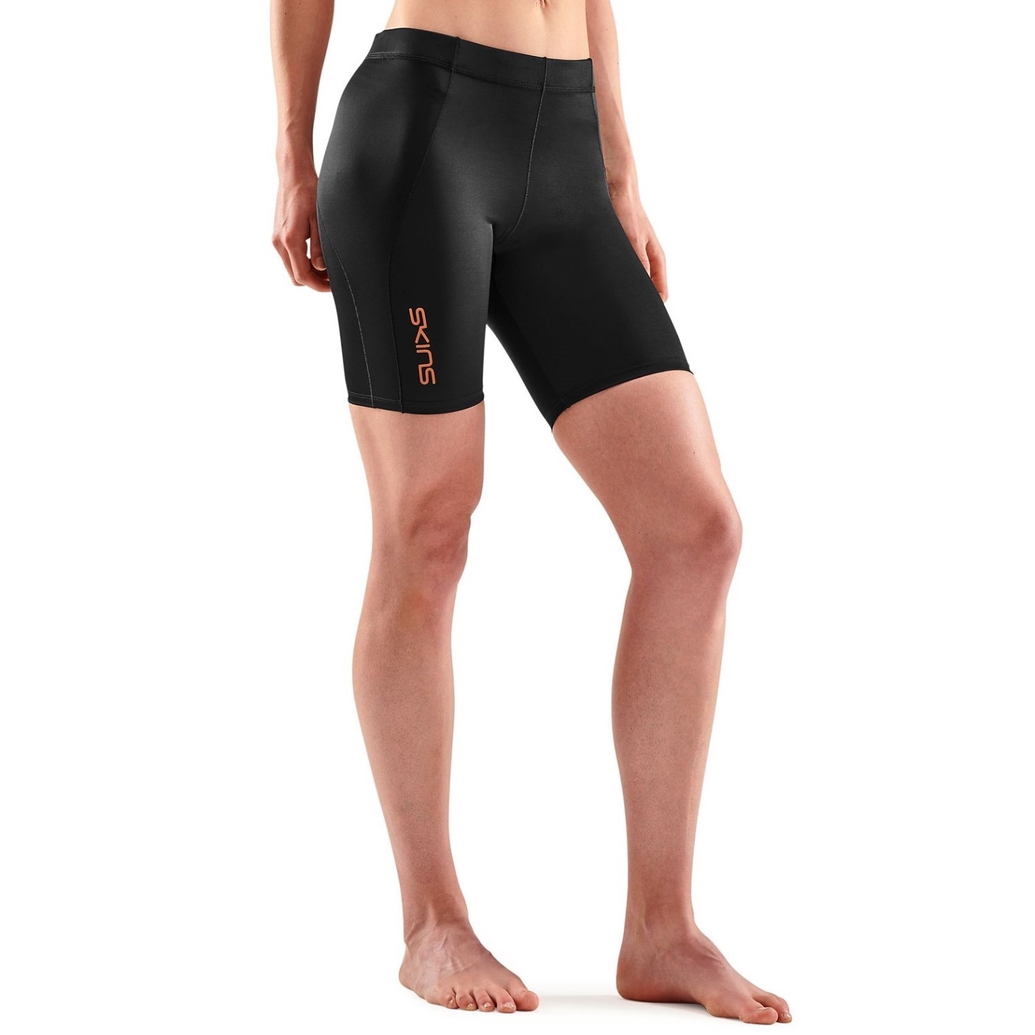 Skins Series-5 PowerShorts Womens Compression Shorts - Black