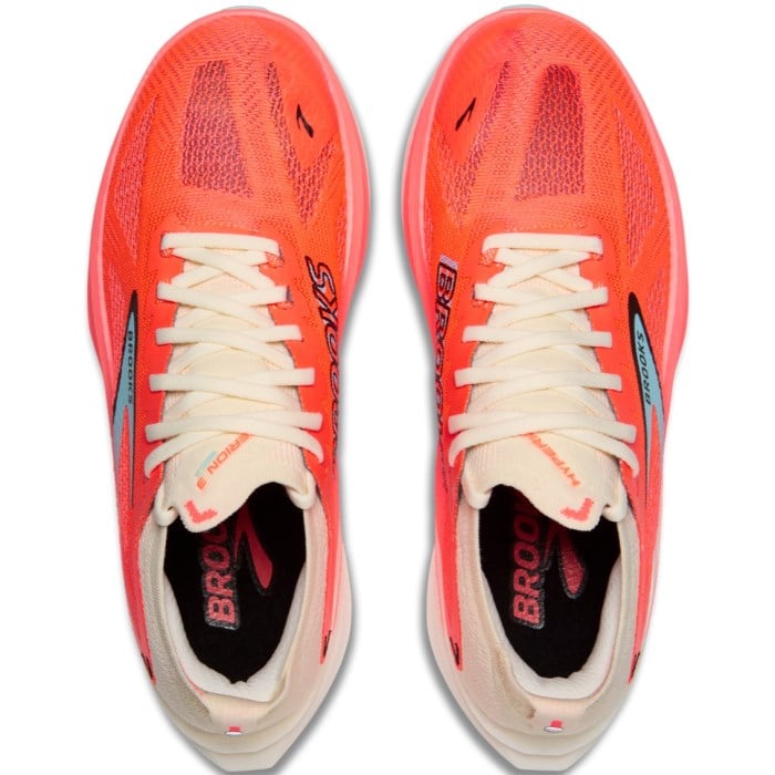 Brooks Hyperion Max 3 - Womens Running Shoes - Coconut/Fiery Coral