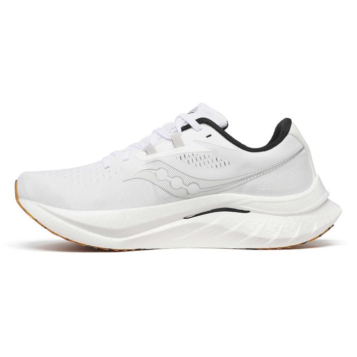 Saucony Endorphin Speed 4 - Mens Running Shoes - White/Gum