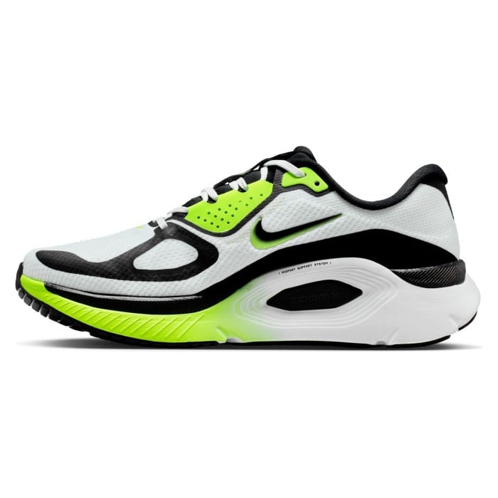 Nike Structure Plus - Mens Running Shoes - White/Black/Volt