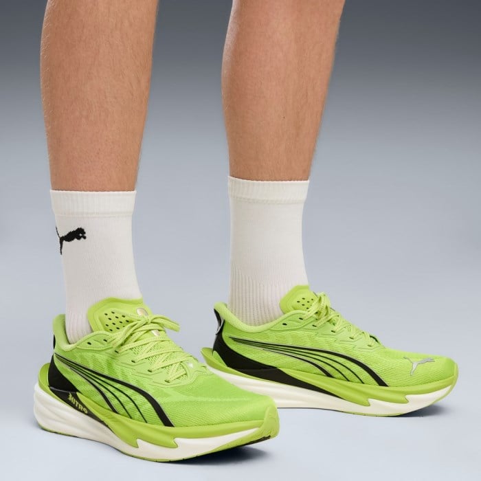 Puma Deviate Nitro 4 - Mens Running Shoes - Sunny Lime/Puma Black - image 7