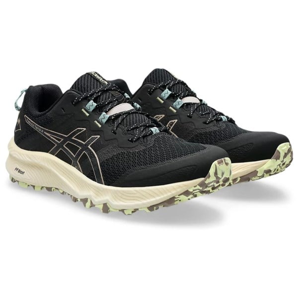 Asics Trabuco Terra 2 - Mens Trail Running Shoes - Black/Taupe/Grey