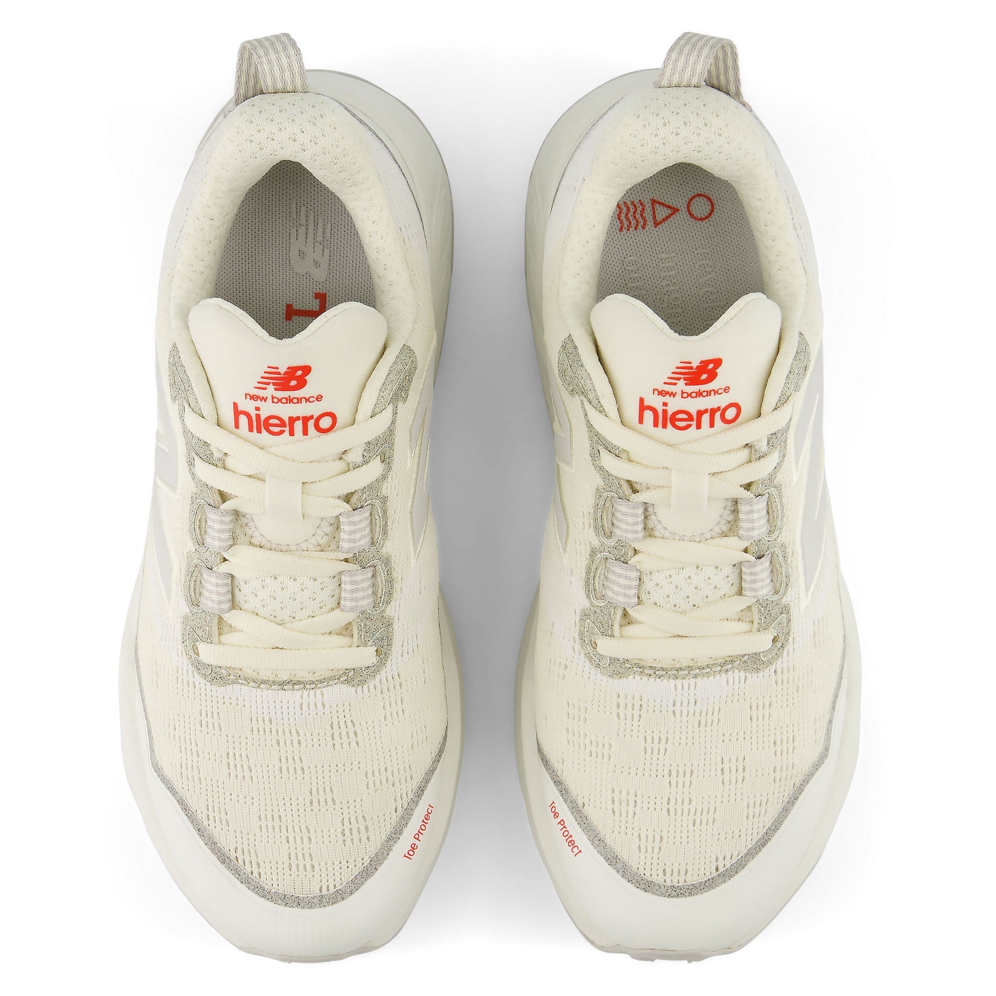 New Balance Fresh Foam Hierro v9 - Womens Trail Running Shoes - Angora/Neo Flame - image 4