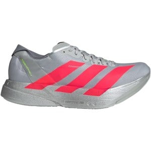 adidas Adizero Adios Pro 4 - Mens Racing Shoes - Silver Metallic/Lucid Red/Grey